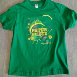 Fly With Me - T-shirt Kids vert ancien model DESTOCKAGE